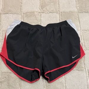 Nike Women's Grey and Pink Running Shorts